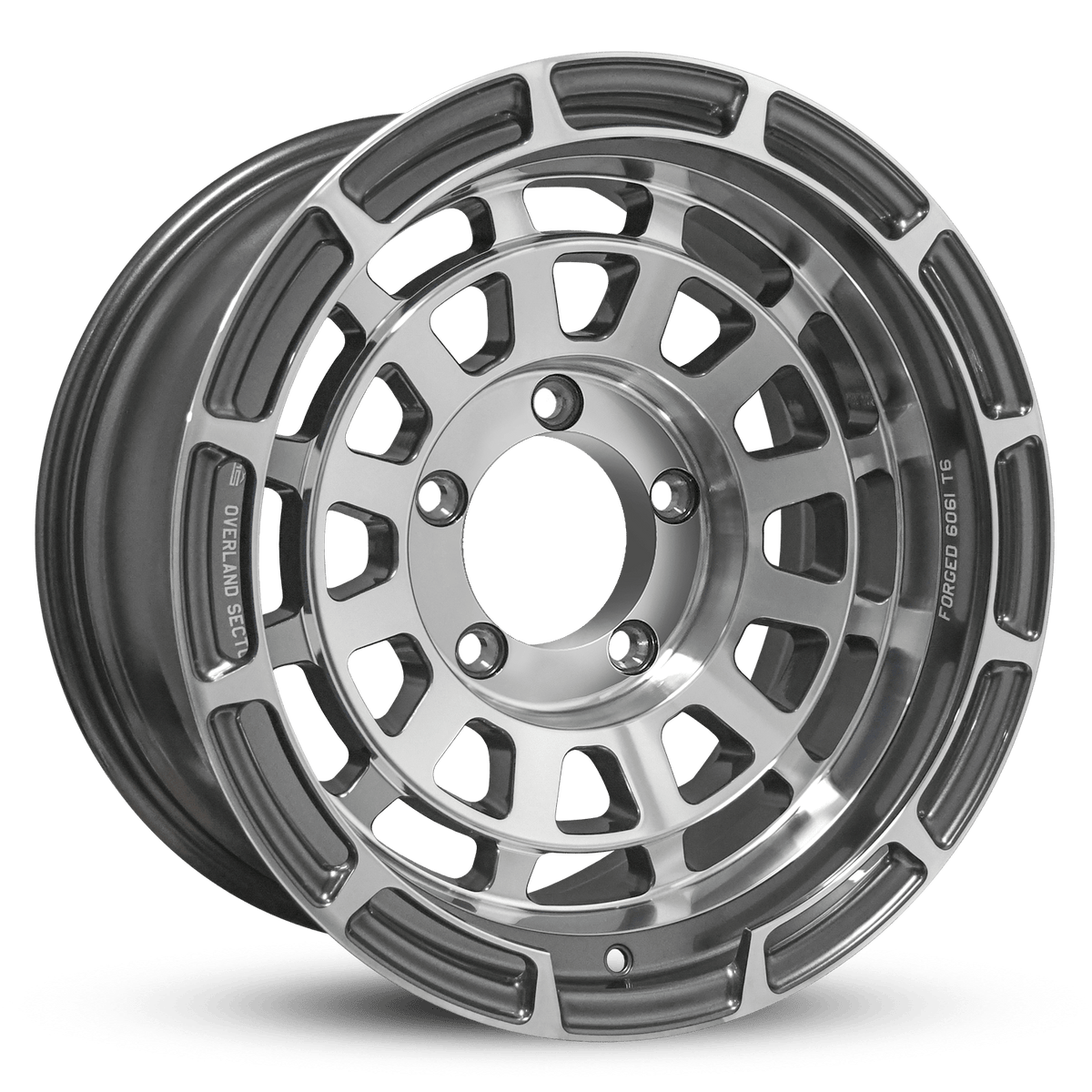 Badlander Gloss Gunmetal Machined (FORGED) - Xtrusion Overland