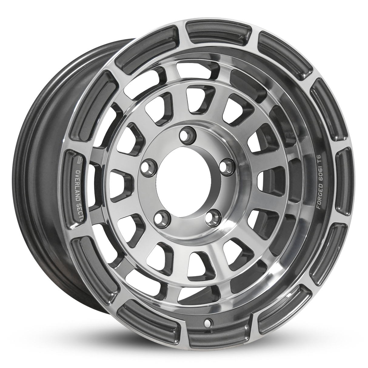 Badlander Gloss Gunmetal Machined (FORGED)