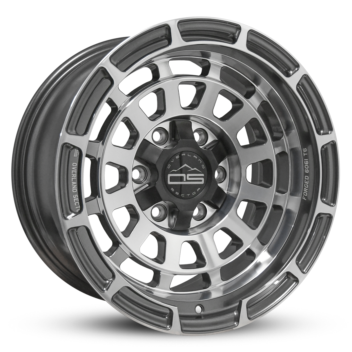 Badlander Gloss Gunmetal Machined (FORGED)
