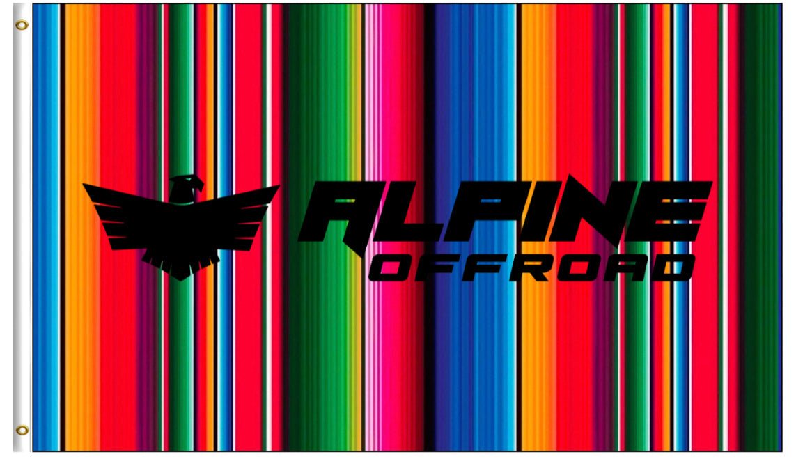 Baja Alpine Offroad Flag - Xtrusion Overland