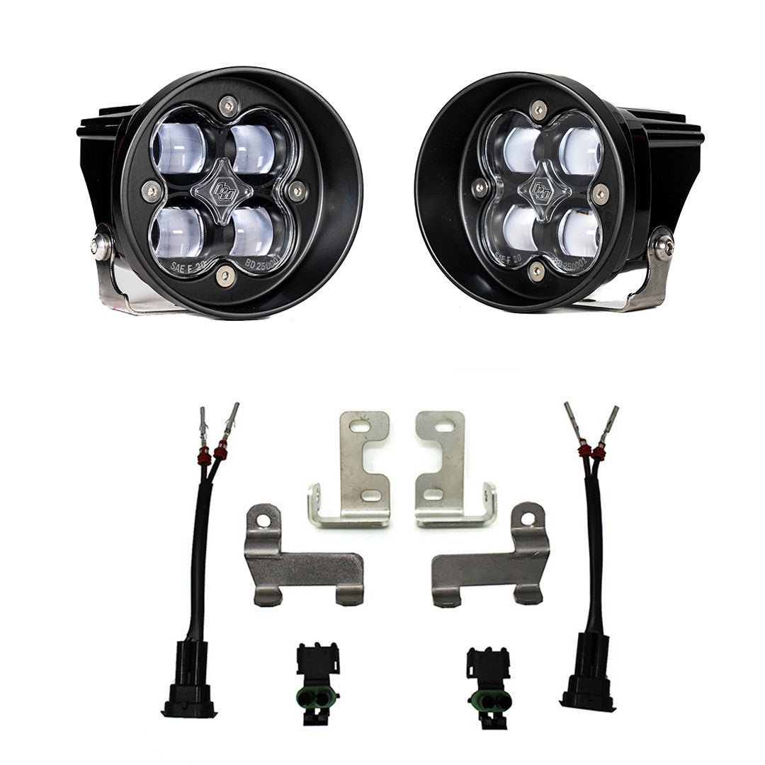 Baja Designs Toyota Squadron-R SAE Fog Pocket Light Kit - Toyota 2010-22 4Runner; 2012-22 Tacoma; 2014-21 Tundra - Xtrusion Overland