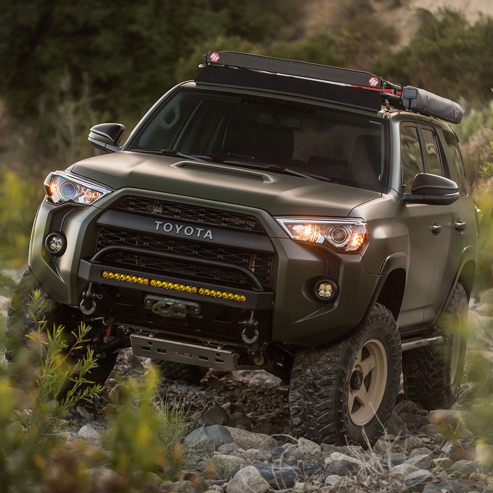 Baja Designs Toyota Squadron-R Sport Fog Pocket Light Kit - Toyota 2010-23 4Runner; 2012-23 Tacoma; 2014-21 Tundra - Xtrusion Overland