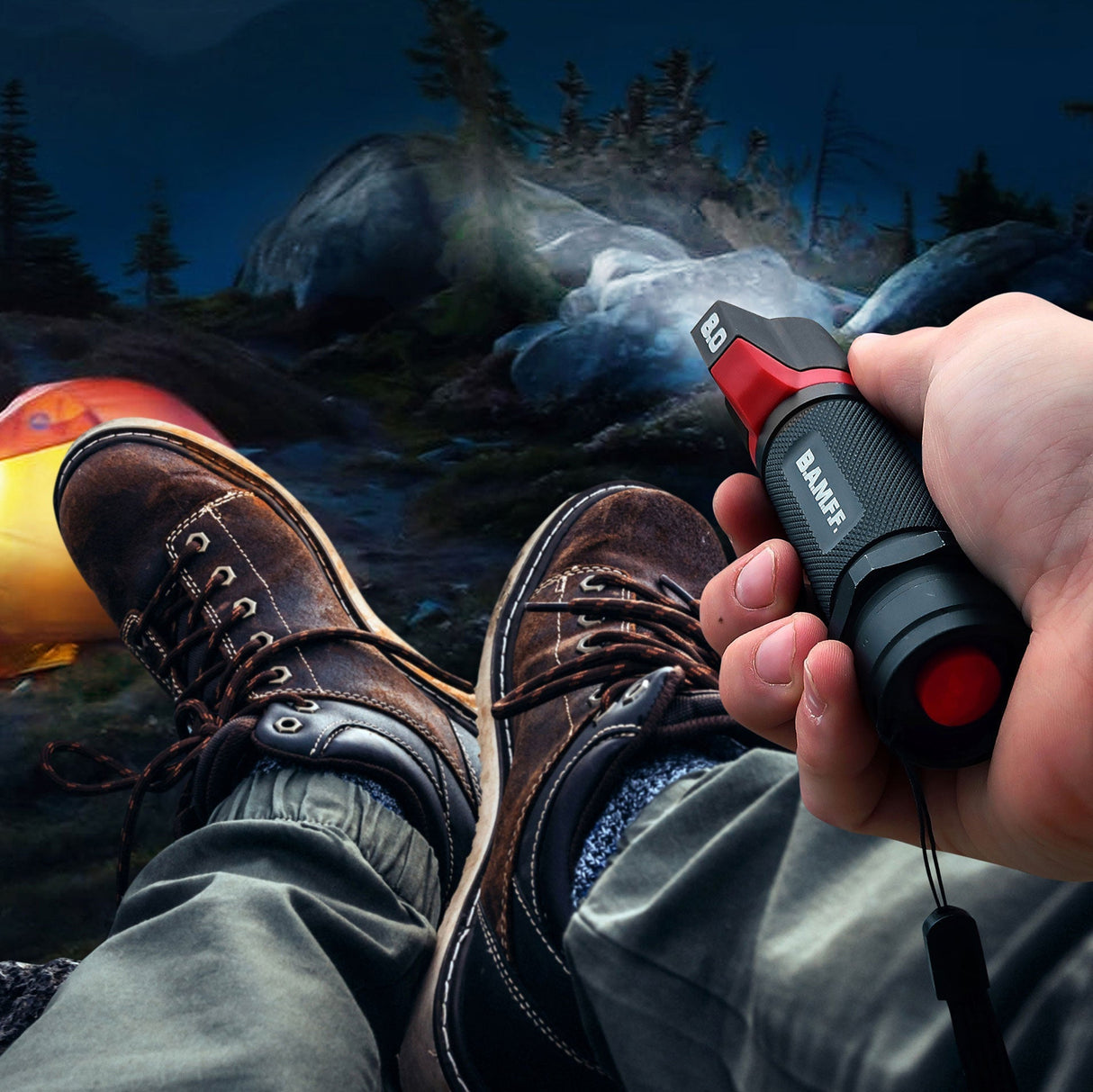 B.A.M.F.F. 8.0 - 800 Lumen Dual LED Flashlight - Xtrusion Overland