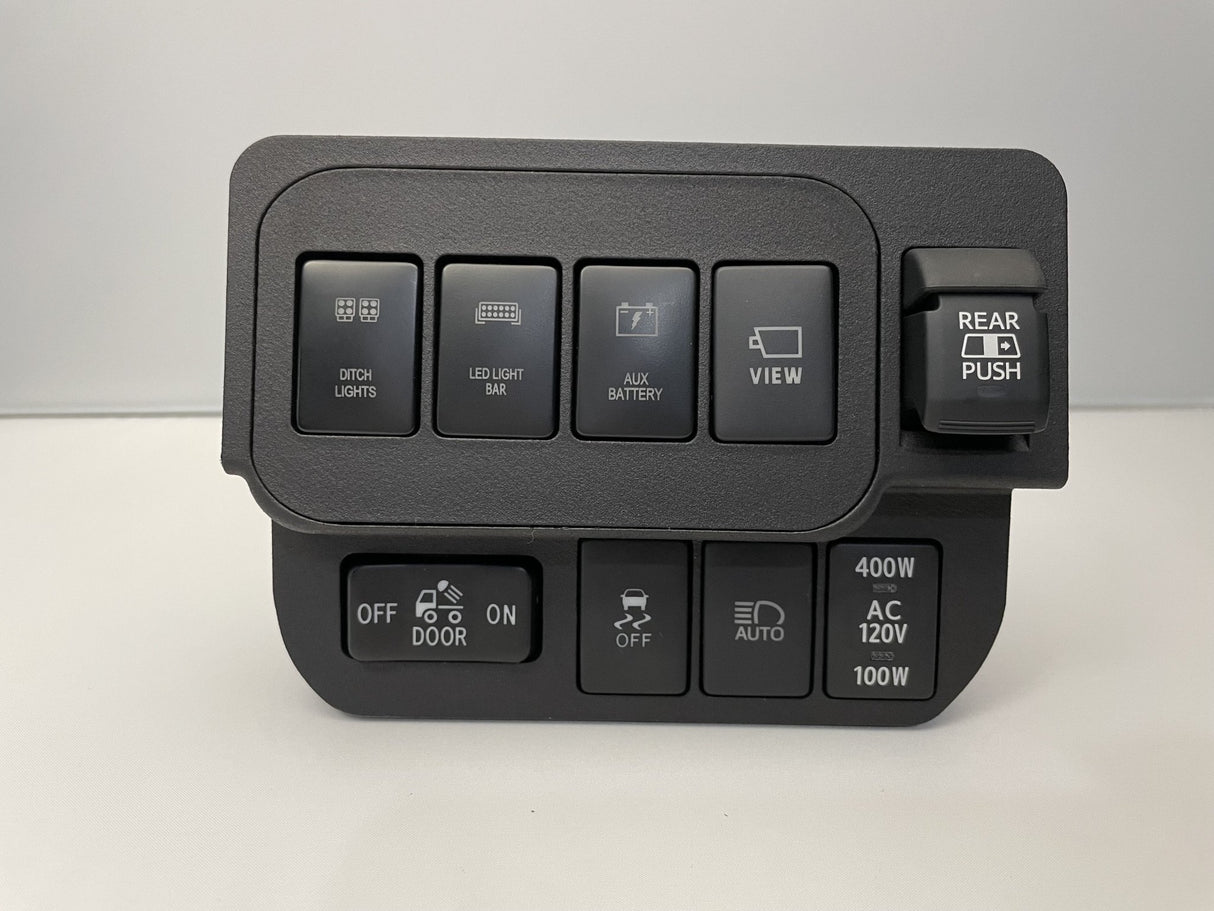 Base Switch Panel for 4 Short Switches (Tacoma Double Cab) - Xtrusion Overland