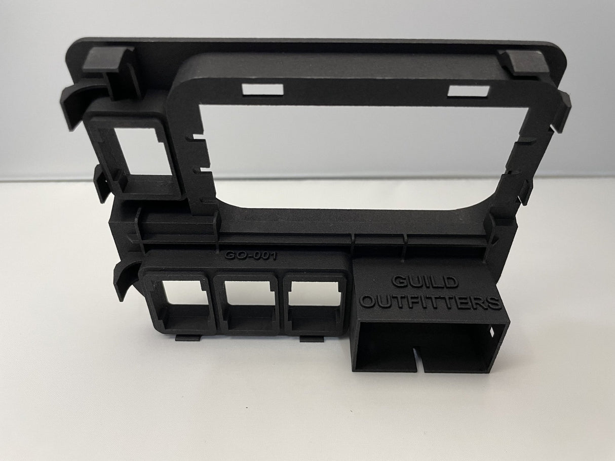 Base Switch Panel for 4 Short Switches (Tacoma Double Cab) - Xtrusion Overland