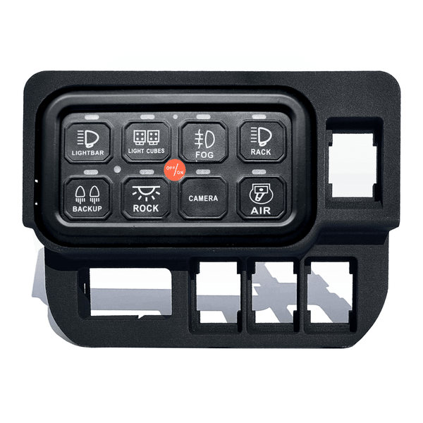 Base Switch Panel for 4 Short Switches (Tacoma Double Cab) - Xtrusion Overland