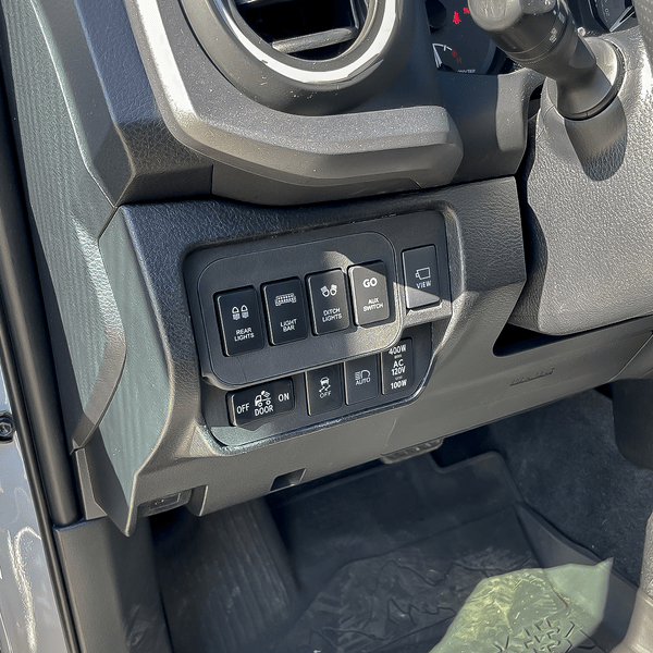 Base Switch Panel for 4 Short Switches (Tacoma Double Cab) - Xtrusion Overland