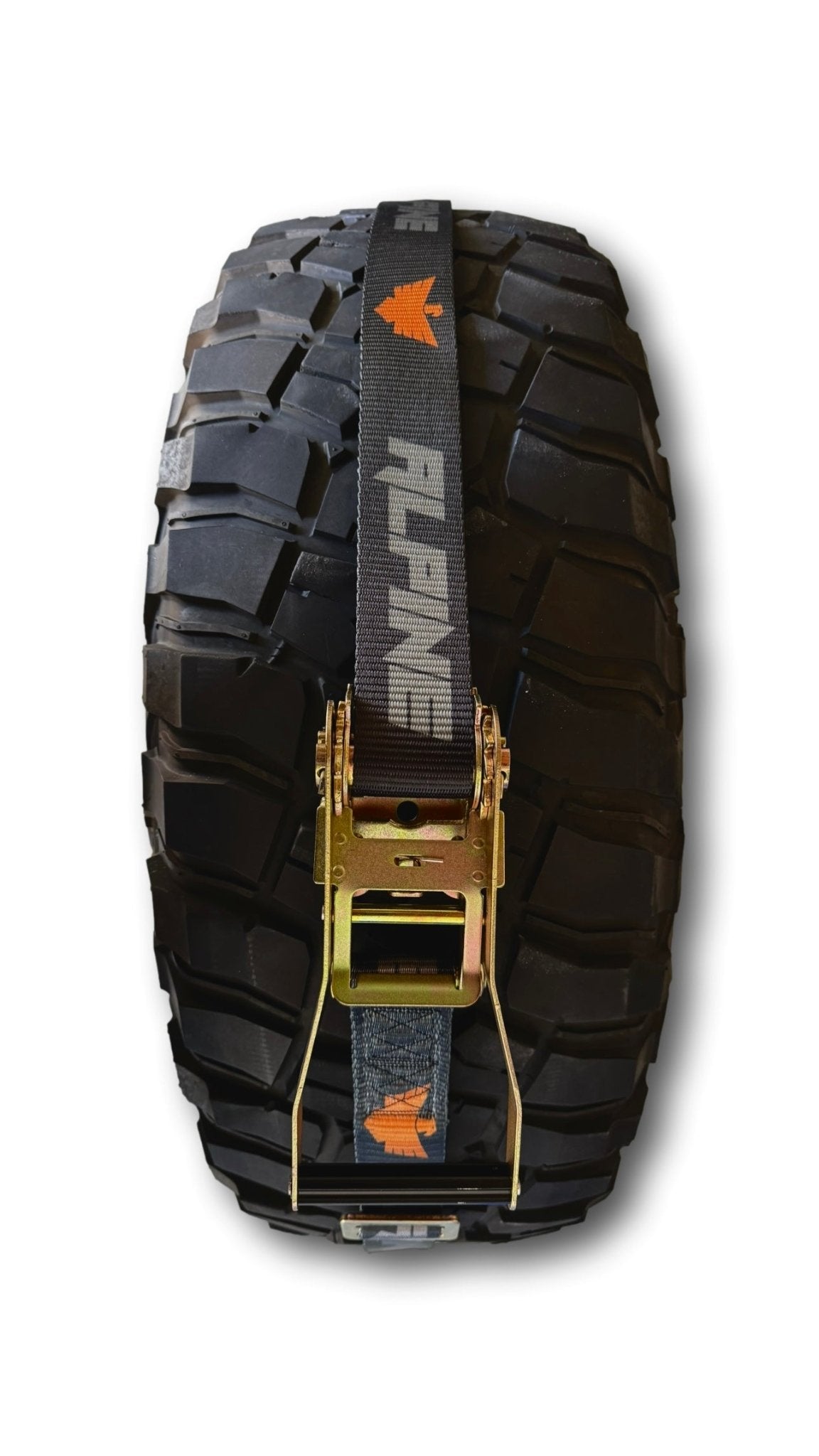 Black OG Tire Tie Down (Single Strap) - Xtrusion Overland