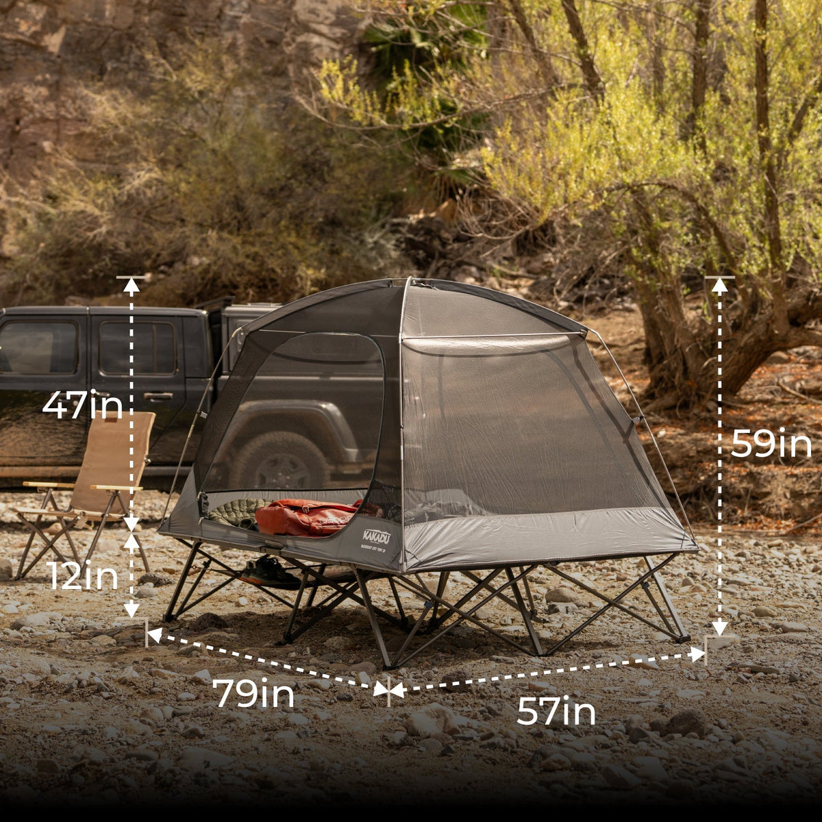 BlockOut® Cot Tent 2P - Xtrusion Overland