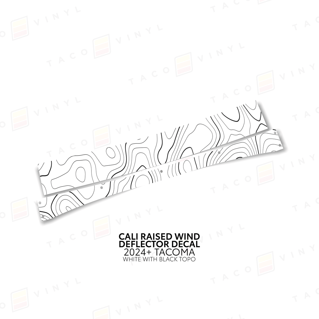 Cali Raised Wind Deflector Decal - Xtrusion Overland