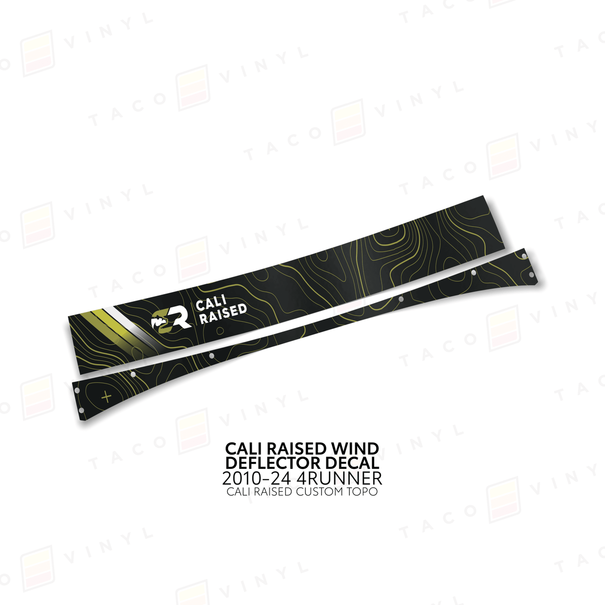 Cali Raised Wind Deflector Decal - Xtrusion Overland