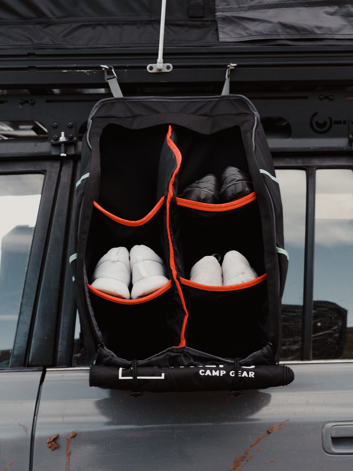 Camping Shoe Storage System - Xtrusion Overland