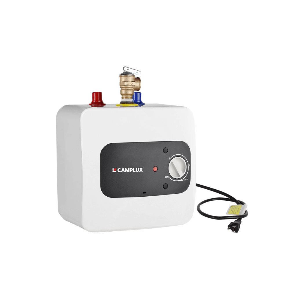 Camplux Electric Mini Tank Water Heater 120V - 1.3 Gallon - Xtrusion Overland