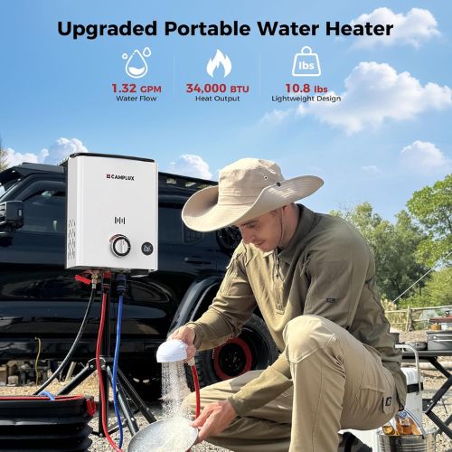 Camplux First F5 LPG Camping Water Heater - Xtrusion Overland