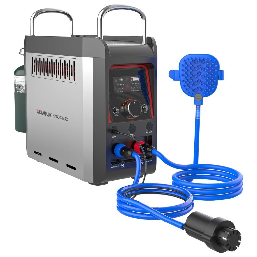 Camplux Nano 3 Max Portable Propane Hot Water System - Xtrusion Overland