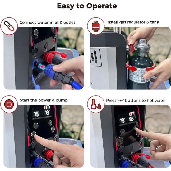 Camplux Nano 3 Ultra Portable Propane Hot Water System - Xtrusion Overland