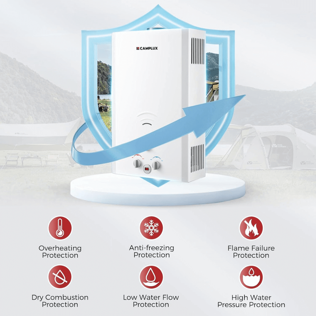 Camplux Pro Outdoor Propane Water Heater, Pool Heater - Xtrusion Overland