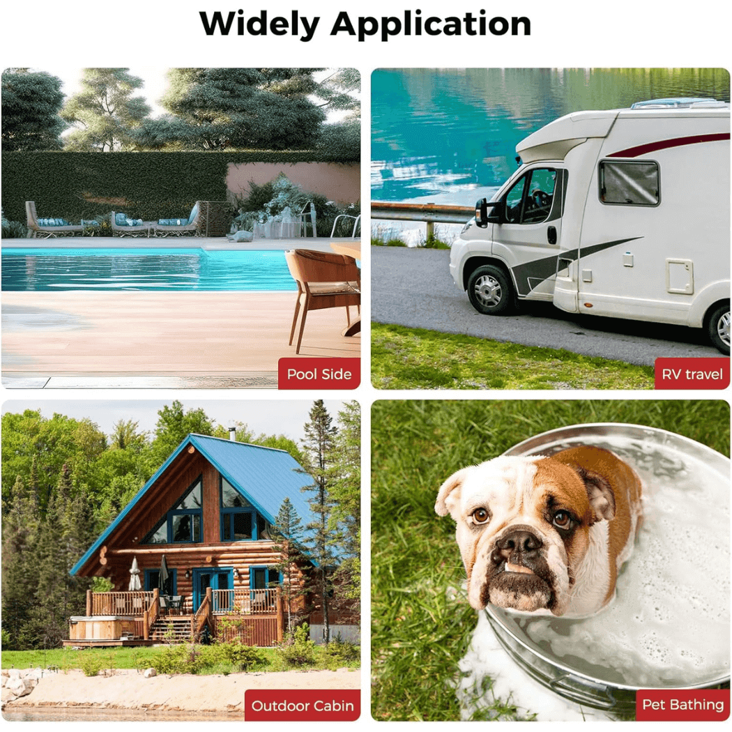 Camplux Pro Outdoor Propane Water Heater, Pool Heater - Xtrusion Overland