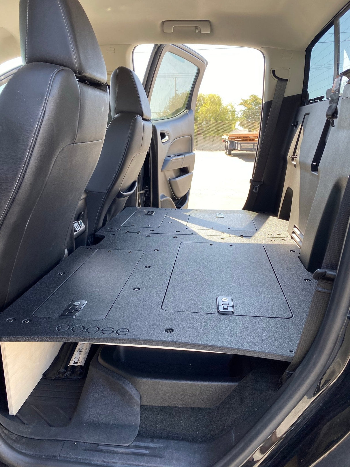 Chevy Colorado 2015 - 2022 2nd Gen. Crew Cab - Second Row Seat Delete Plate System - Xtrusion Overland