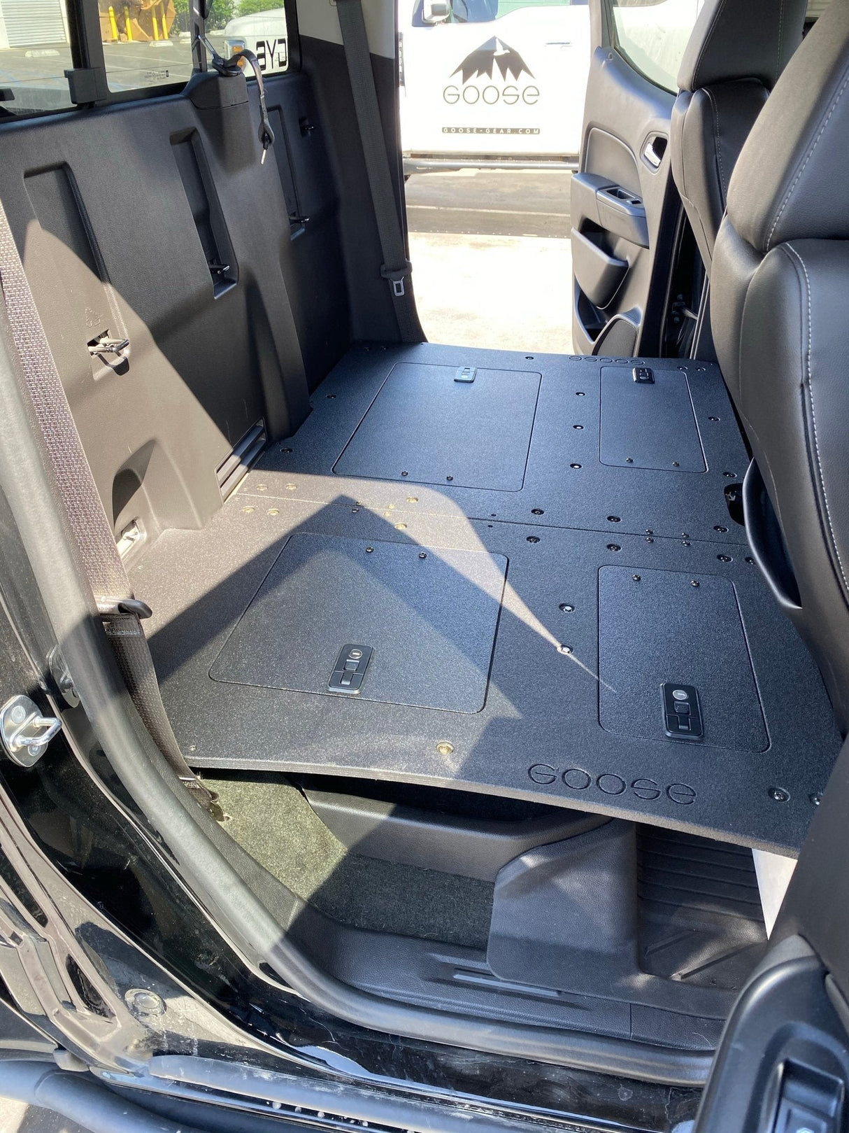 Chevy Colorado 2015 - 2022 2nd Gen. Crew Cab - Second Row Seat Delete Plate System - Xtrusion Overland