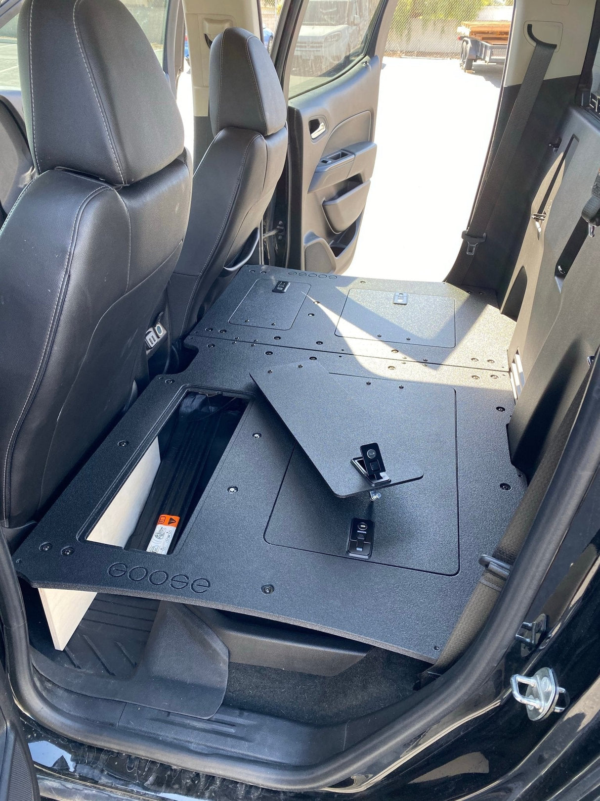 Chevy Colorado 2015 - 2022 2nd Gen. Crew Cab - Second Row Seat Delete Plate System - Xtrusion Overland