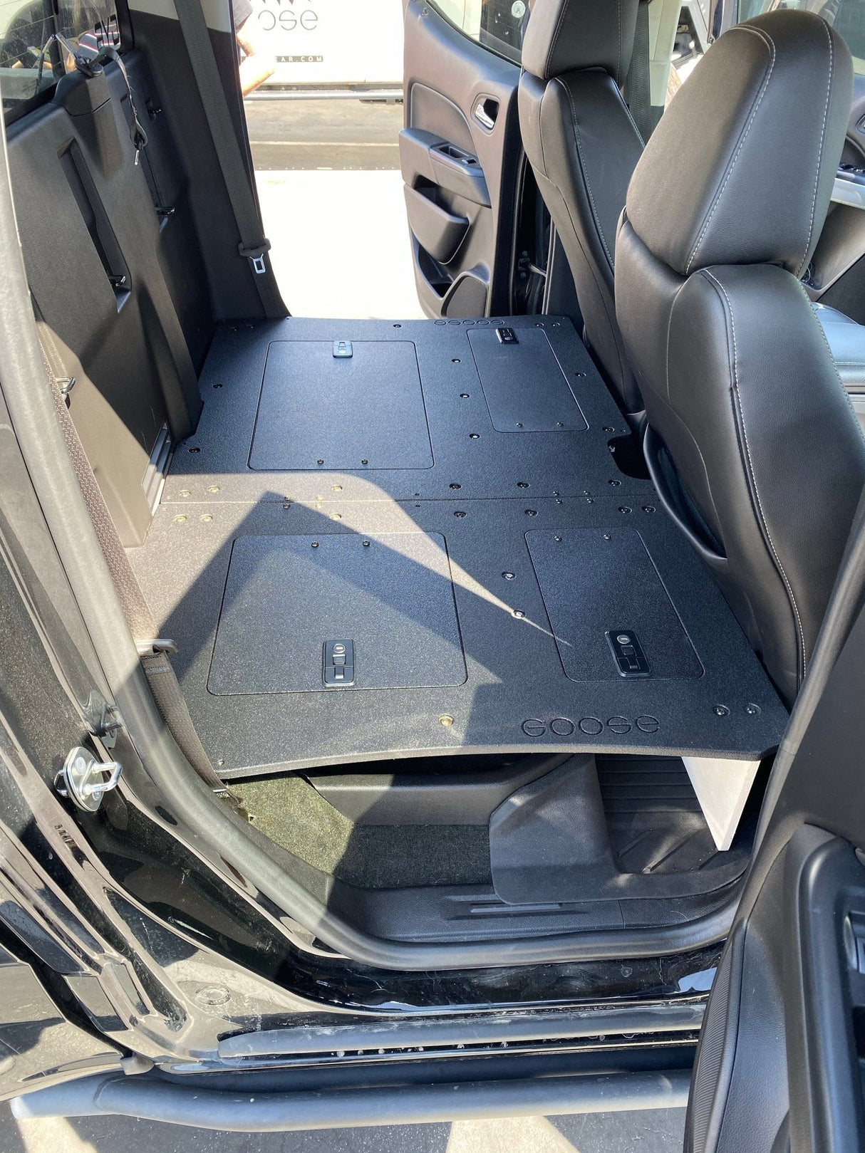 Chevy Colorado 2015 - 2022 2nd Gen. Crew Cab - Second Row Seat Delete Plate System - Xtrusion Overland