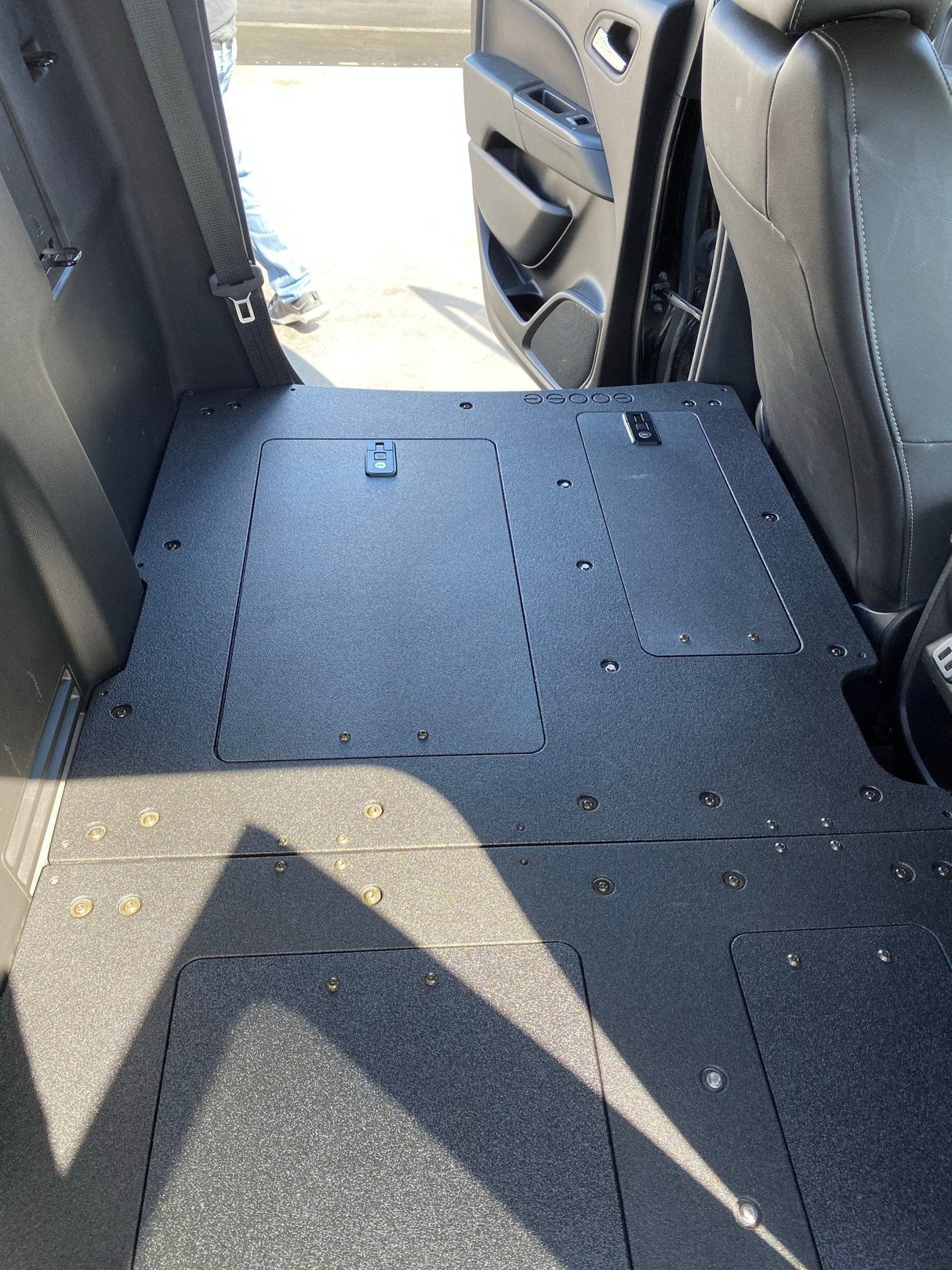 Chevy Colorado 2015 - 2022 2nd Gen. Crew Cab - Second Row Seat Delete Plate System - Xtrusion Overland