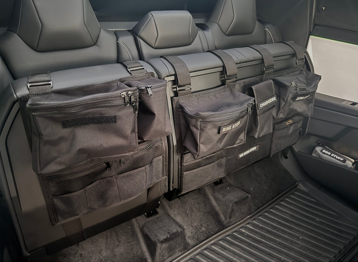Cyber Truck Backseat Storage Solutions - Xtrusion Overland