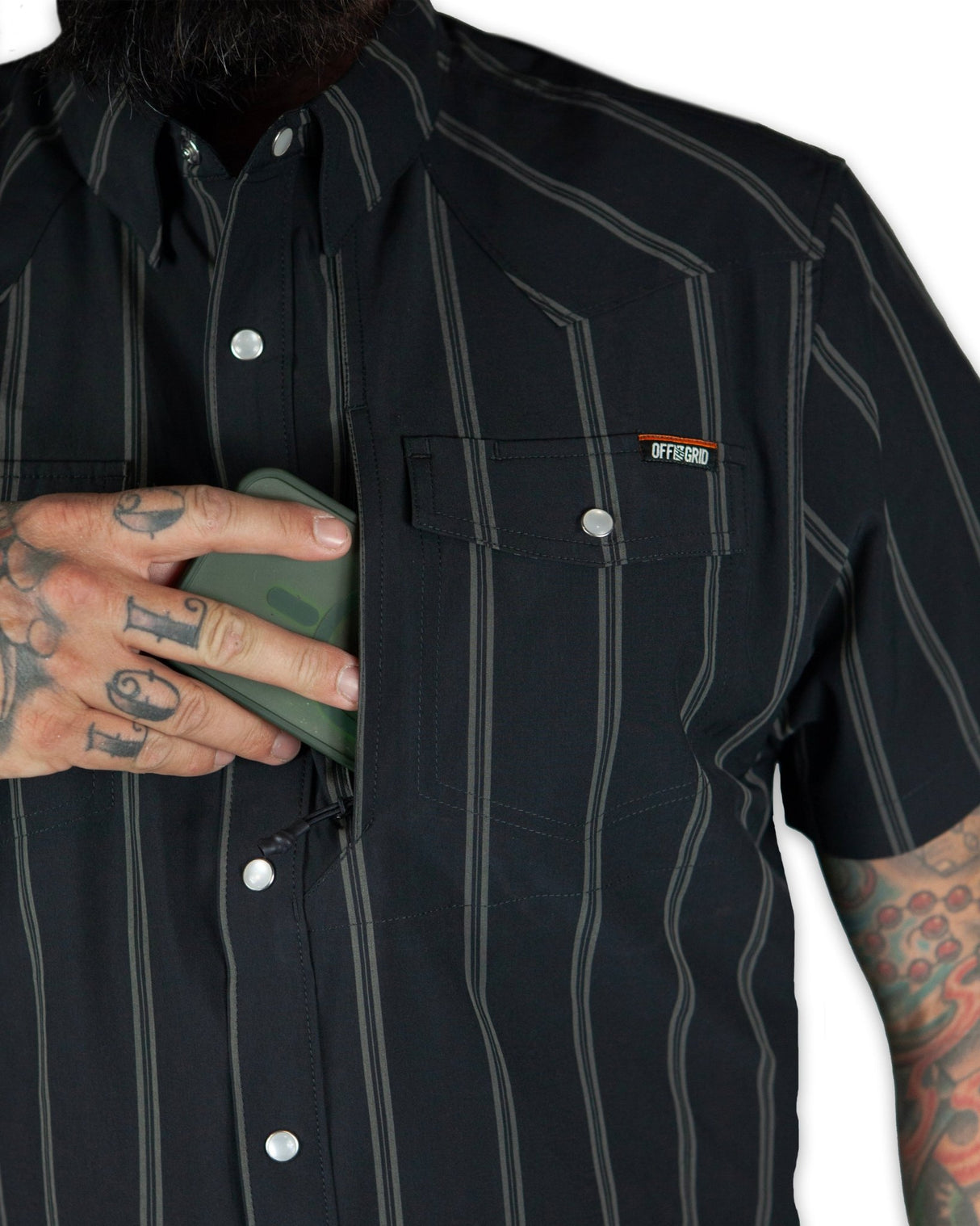 Daryll SS Shirt - Vintage Black - Xtrusion Overland