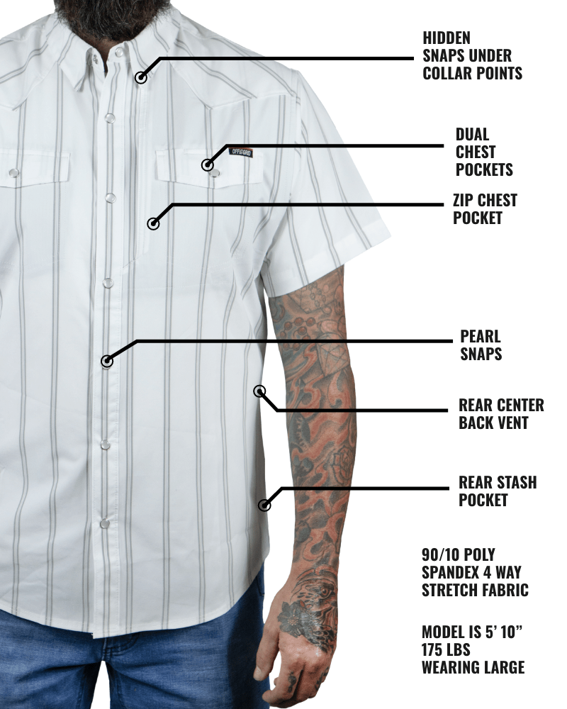 Daryll SS Shirt - White - Xtrusion Overland