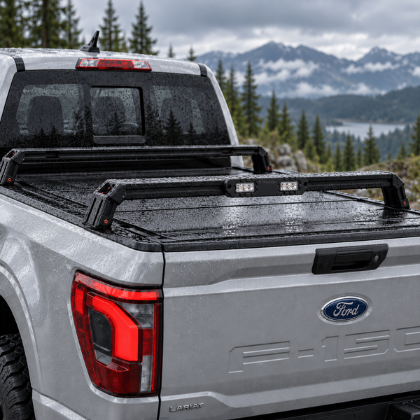 Ford F-150 with XBRS and XTR third brake light without camera cutout- Xtrusion Overland