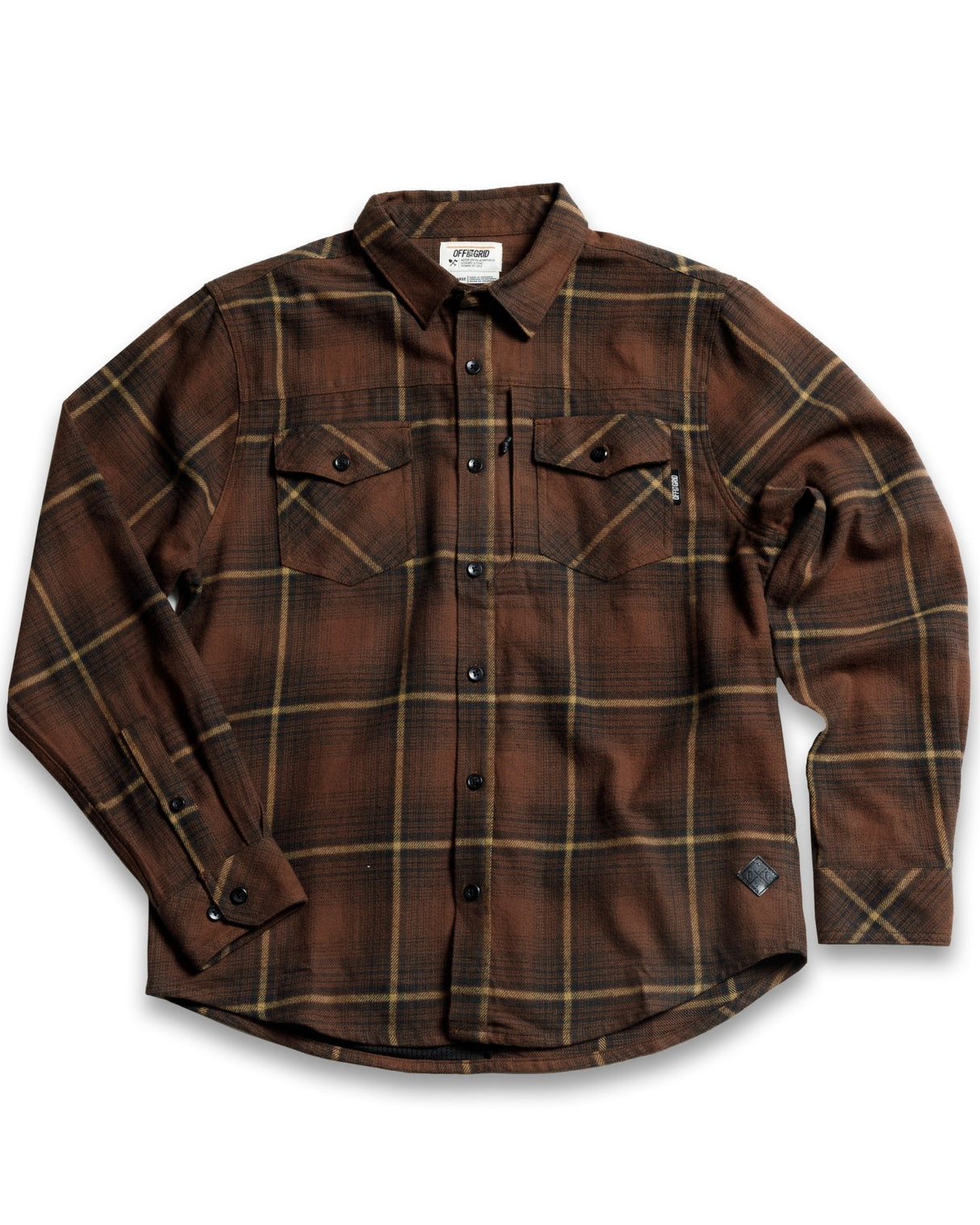 Destroyer Flannel - Burnt Brown - Xtrusion Overland