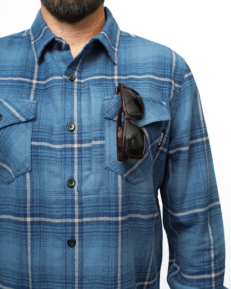 Destroyer Flannel - Pale Blue - Xtrusion Overland