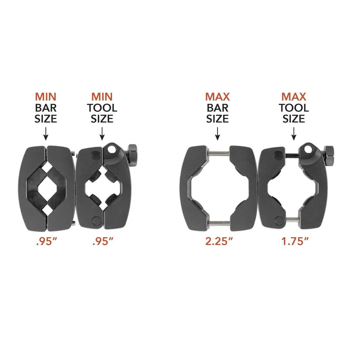DMOS Full Mounty Shovel/Axe Roll Bar Mount - Xtrusion Overland