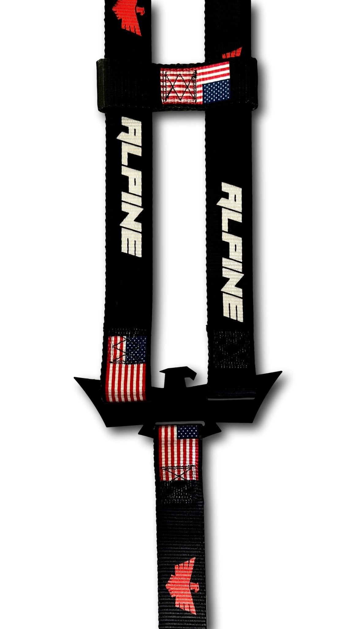 Double Eagle Straps - Alpine Flag Black (single strap) - Xtrusion Overland