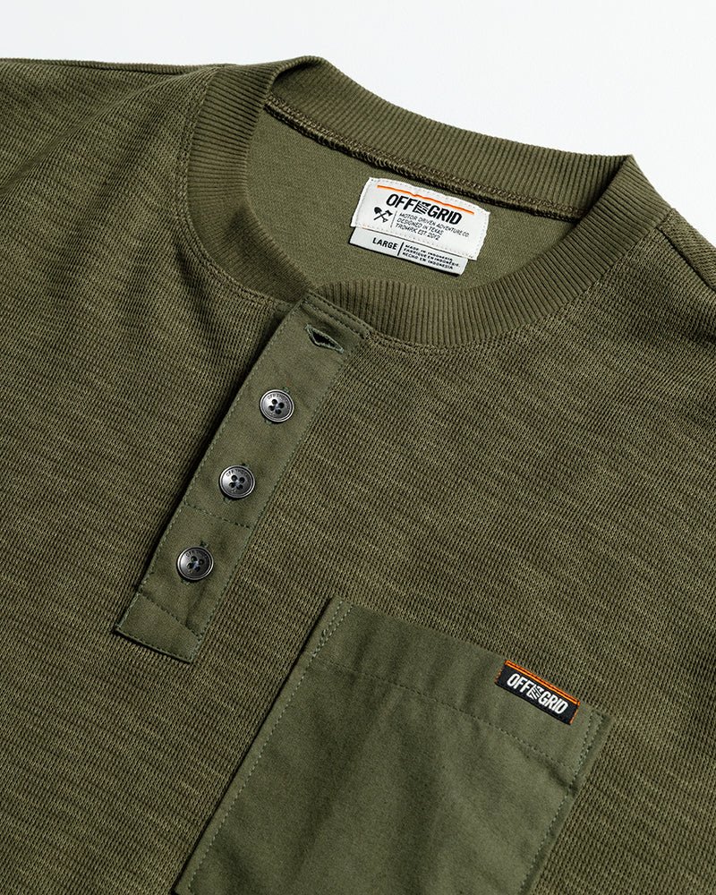 Draper Henley - Dark Olive - Xtrusion Overland