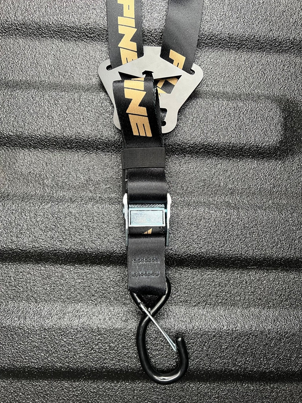 Dual Y Fuel Jug Strap - Gold and Black - Xtrusion Overland
