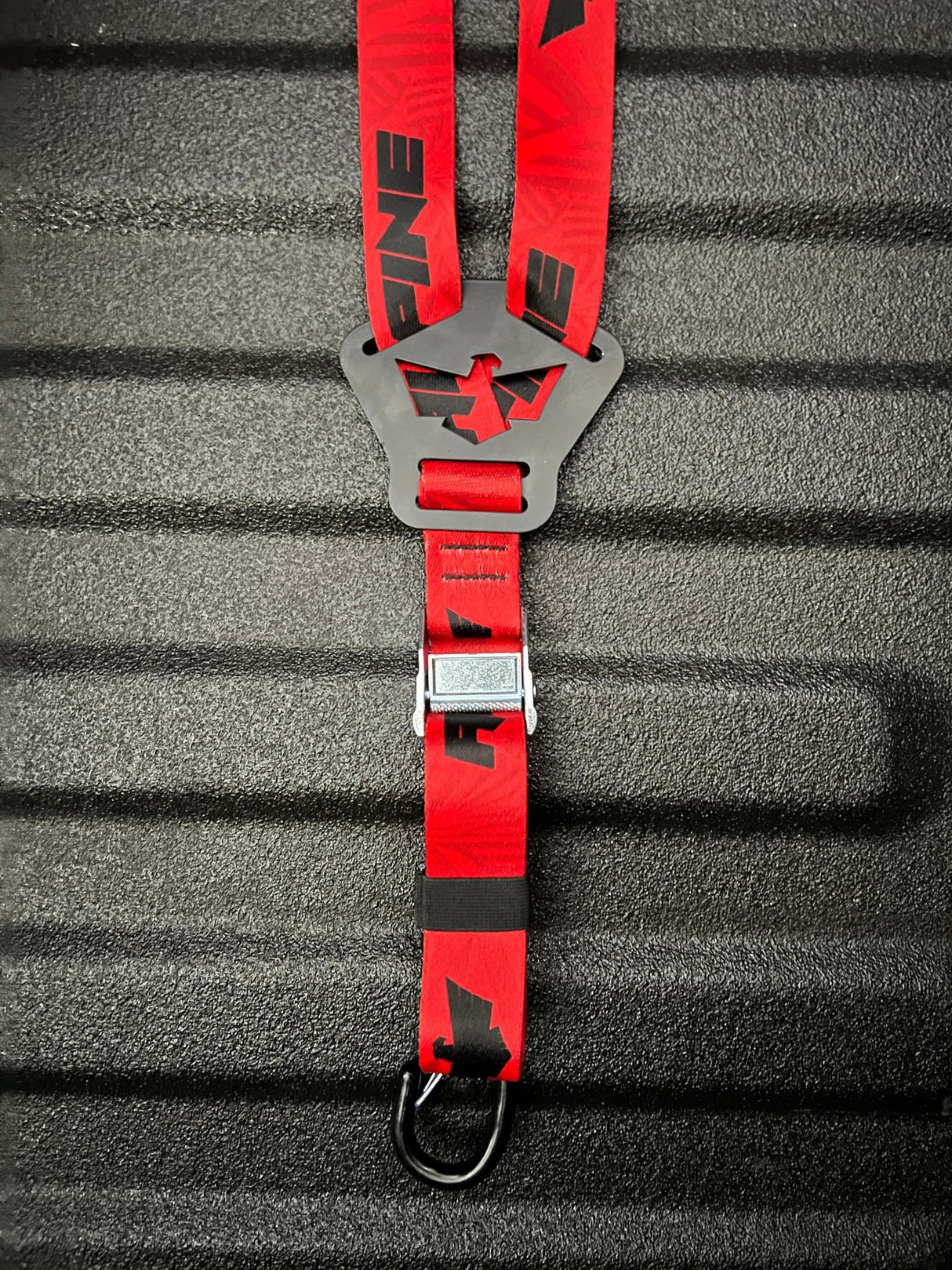 Dual Y Fuel Jug Strap - Red Dazzle - Xtrusion Overland