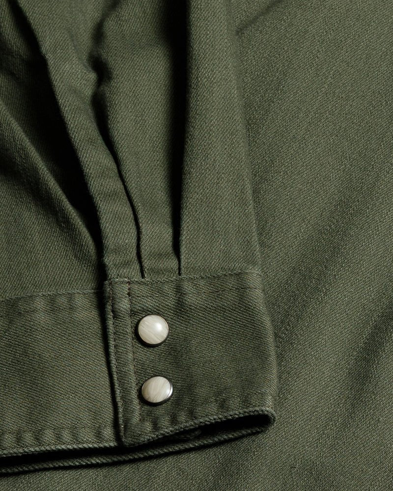 Earl Denim Shirt - Dusty Olive - Xtrusion Overland