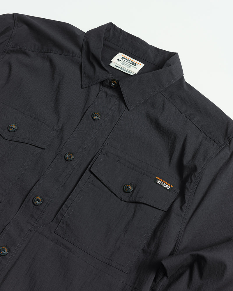 Echo Bravo LS Shirt - Vintage Black - Xtrusion Overland