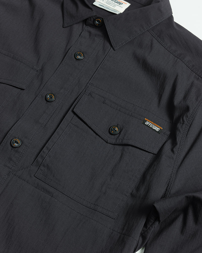 Echo Bravo LS Shirt - Vintage Black - Xtrusion Overland