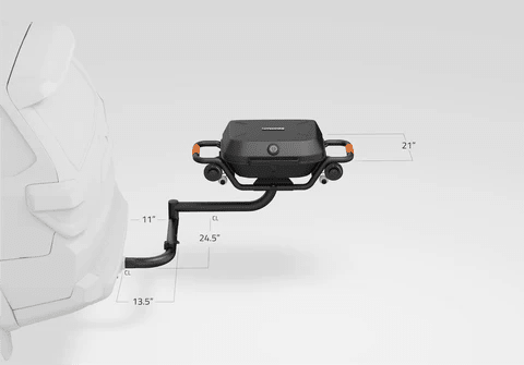 F-20 Hitch Mounted Propane Grill - Xtrusion Overland
