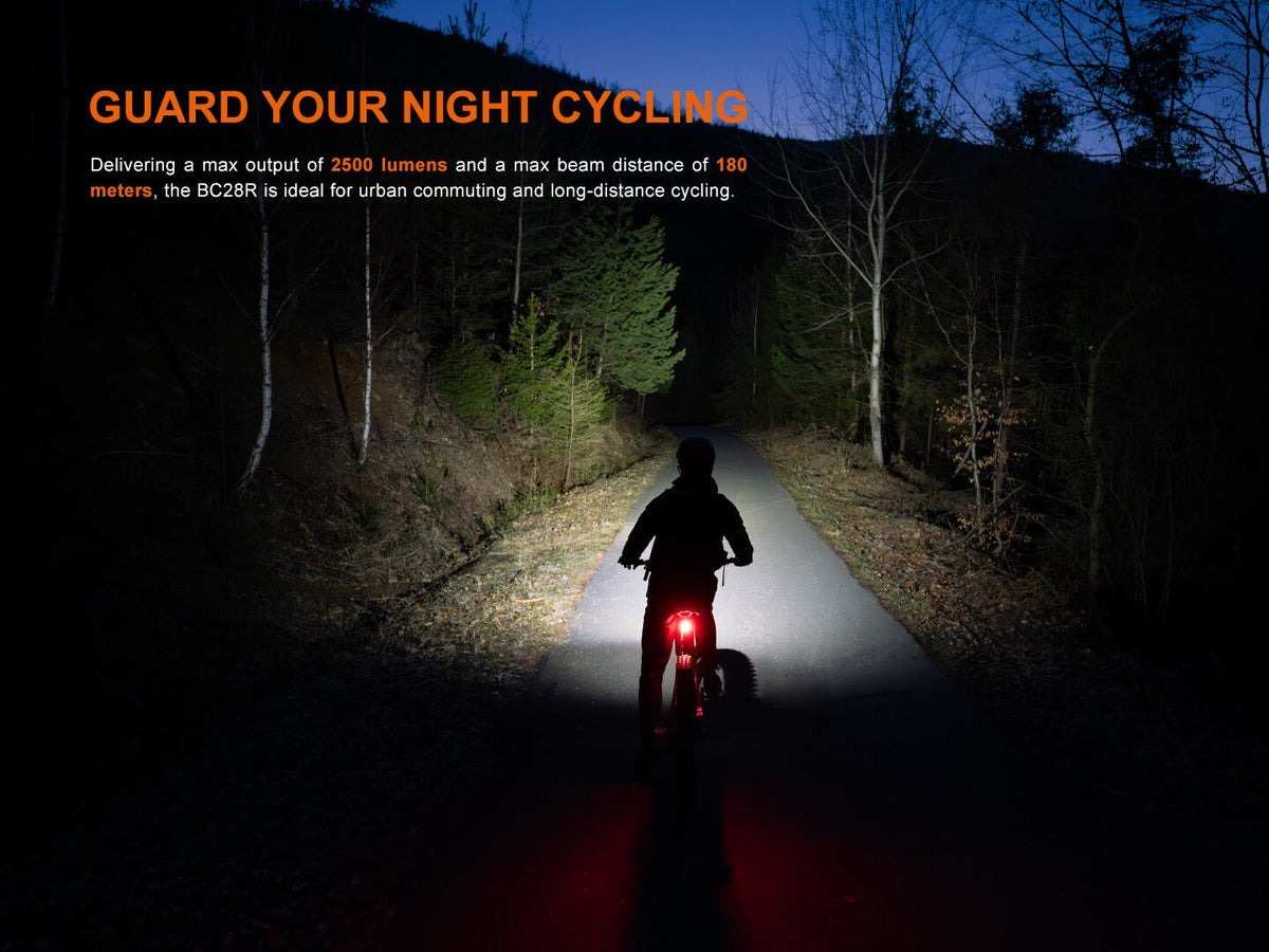 Fenix BC28R Smart Head & Tail Bike Light Combo - Xtrusion Overland