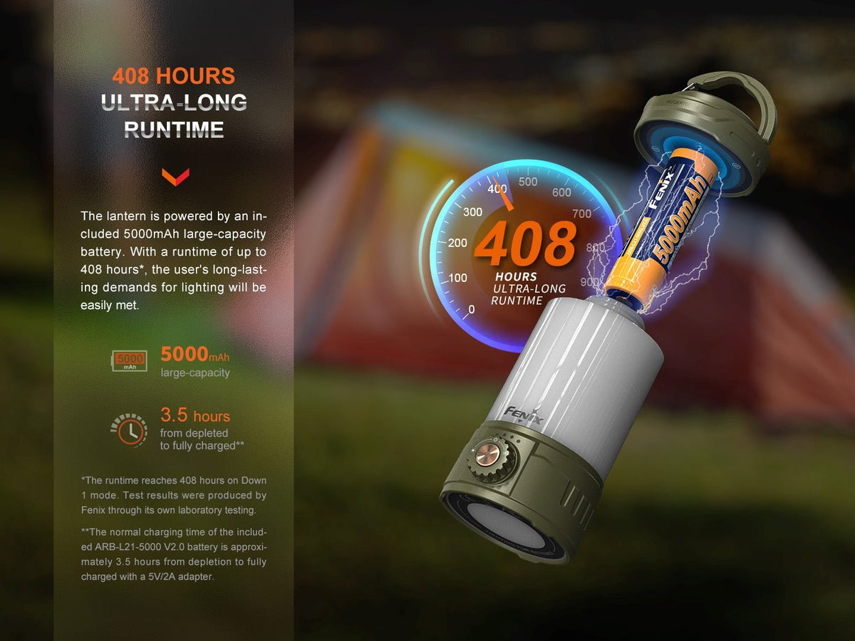 Fenix CL26R PRO High Performance LED Rechargeable Camping Lantern - Xtrusion Overland