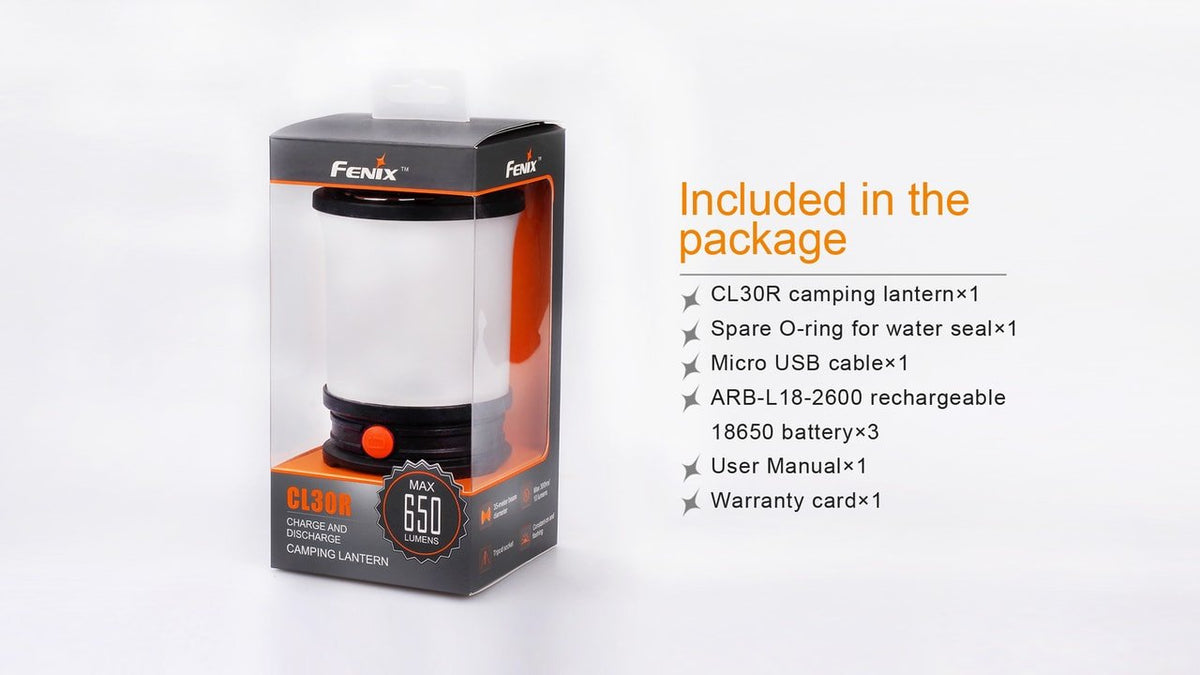 Fenix CL30R LED Camping Lantern - Xtrusion Overland