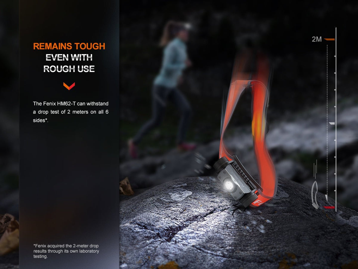 Fenix HM62-T Lightweight Trail Running Headlamp - Xtrusion Overland
