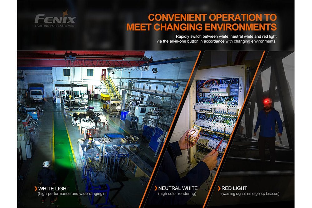 Fenix HM70R Rechargeable LED Headlamp - 1600 Lumens - Xtrusion Overland