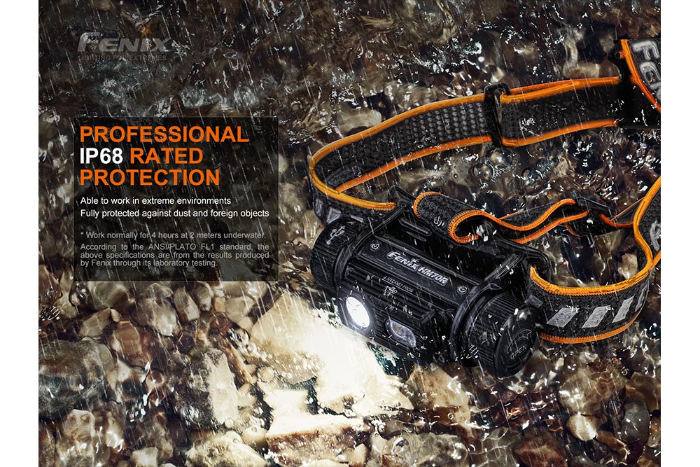 Fenix HM70R Rechargeable LED Headlamp - 1600 Lumens - Xtrusion Overland