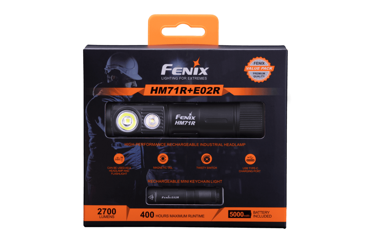 Fenix HM71R Rechargeable Industrial LED Headlamp - Xtrusion Overland