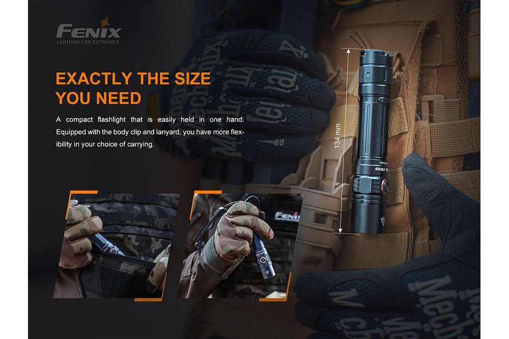 Fenix PD35 V3.0 Everyday Carry Flashlight - 1700 Lumens - Xtrusion Overland